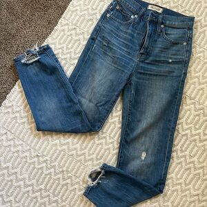 Madewell Classic Straight high waisted jeans!